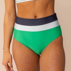 Nani Swimwear Lime Tree colorblock bottoms medium